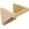 Ekena Millwork 9"W x 9"D x 9"H Wide Burlington Rough Cedar Woodgrain TimberThane Corbel, Primed Tan CORUR09X09X09BURRCPR - alternate 4